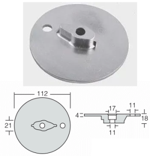 ZINC ANODE — MM-800826 RAK