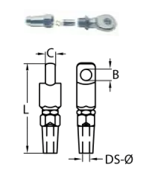 НАКРАЙНИК ЗА ВЪЖЕ А4 5mm — 8403405 MTECH