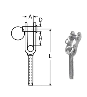 TOGGLE-TERMINAL A4 3MM — 8483403 MTECH