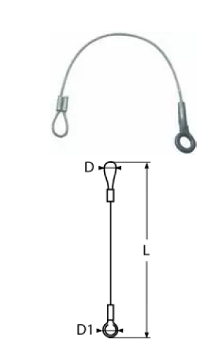 SECURITY WIRE A2 200MM — 87192200 MTECH