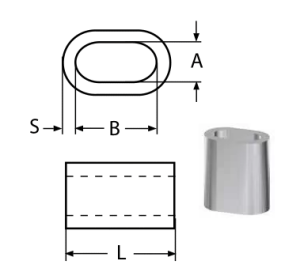 FERRULES - STAINLESS STEEL A4 2MM — 8470402 MTECH