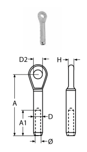 ESS EYE TERMINAL A4 5MM — 846945 MTECH