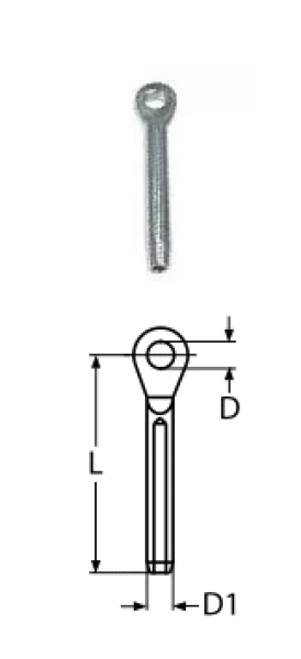 EYE TERMINAL A4 8MM — 8281408 MTECH