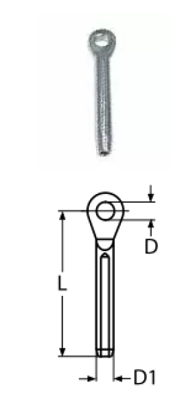 EYE TERMINAL A4 7MM — 8281407 MTECH
