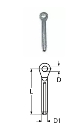 EYE TERMINAL A4 6MM — 8281406 MTECH