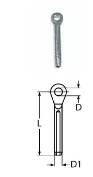 EYE TERMINAL A4 4MM — 8281404 MTECH