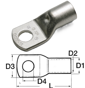 КАБЕЛЕН НАКРАЙНИК С УХО 8.3 mm  25mm2 — L1508025 TREM