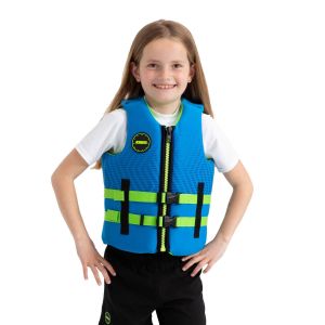 ДЕТСКА НЕОПРЕНОВА ЖИЛЕТКА JOBE СИНЯ 152 — P205689 PLASTIMO