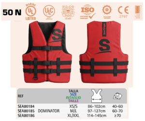 LIFEJACKET DOMINATOR 50N XS/S — SEA80184