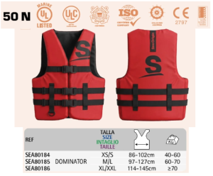 LIFEJACKET DOMINATOR 50N M/L — SEA80185