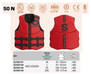 LIFEJACKET NEO LEGEND 50N XXL — SEA80190