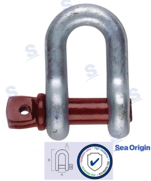 DEE SHACKLE HR 20MM — SEA61333