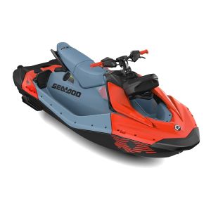 Spark 3up X Trixx 110 Sound System  Blue Mist/Coral Blast — 69VB SEA-DOO
