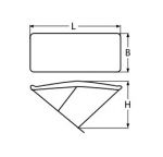 ТЕНТА ТРИРАМЕННА 2250mm — 8143110225B MTECH