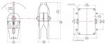 DUAL L. THROTTLE/SHIFT EQUIV.MORSE MT-3 — 308602 PRETECH