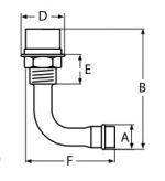 ОТДУШНИК  90°, 16mm — 8319416 MTECH